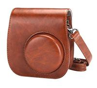 VBPBHFFNMW Retro clásico PU Cámara de Cuero Correa Bolsa de Hombro Cubierta Protectora Cubierta Cubierta de protección for Polaroid Fit For Fujifilm Mini 8 8+ 9 Bolso de la cámara(Marrone)