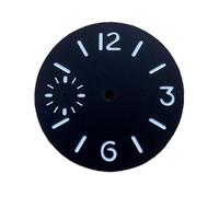 VBPBHFFNMW Ver accesorios de reloj for las manos 34.5mm verde luminoso adecuado for 6497, 6498, 3600 Calibre 0.8 Montaje de grosor de 44 mm Funda Esfera del reloj(Wit)