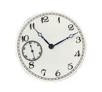 VBPBHFFNMW Ver partes talladas azules tres manos blancas 38. 8mm Marcar ETA6497 / 6498, ST3600 / ST3620 Movimiento manual de la serie Esfera del reloj(Off-white)