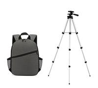 VBPBHFFNMW Video de Mochila de cámara Multifuncional DSLR Bolso de cámara de cámara a Prueba de Agua Cámara al Aire Libre Cámara Fit for Nikon Fit for Canon Fit for Sony Bolso de la cámara(B-Gray and