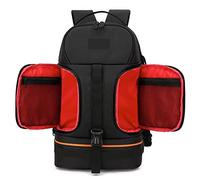 VBPBHFFNMW Video Impermeable Cámara Hombros Mochila W Fit Fit 15.6 Inch Latptop a Prueba de choques Soft Pedded Funda Bolsa de Fotos Bolso de la cámara(Black with Red)