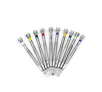 VBPCEFZTLK 10 PCS Steel Extreme Durness Watch Watch Destorniller Set Destornilladores de precisión Herramientas de reparación Herramientas de reloj kit de herramientas de reparación