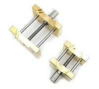 VBPCEFZTLK 2pcs Brass Watch Soporte de movimiento Base fija Multi Función for relojero Reloj Reloj Relojes Relojes Reparación kit de herramientas de reparación