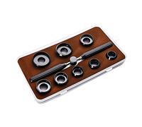 VBPCEFZTLK 9 PCS Watch Tools Kits 5537 Reloj Funda trasera Funda Abrebotella Set Llave + 8 Dies Parte Watch Repair ACCESORIOS kit de herramientas de reparación