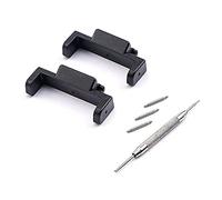 VBPCEFZTLK Adaptador de acero inoxidable de 16mm for GA-110/100/120 GD-100 DW-5600 5610, accesorios de conector de reacondicionamiento de 22mm Hebilla de mesa(Noir)
