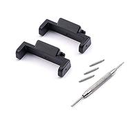 VBPCEFZTLK Adaptador de acero inoxidable de 16mm for GA-110/100/120 GD-100 DW-5600 5610, accesorios de conector de reacondicionamiento de 22mm Hebilla de mesa(Noir)
