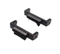VBPCEFZTLK Adaptador de correa de reloj de acero inoxidable de 22mm a 16mm apto for Casio apto for G-SHOCK DW5600 GA110 conectores aptos for GSHOCK correa de reloj convertidor DIY Hebilla de mesa(Noir