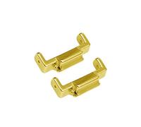 VBPCEFZTLK Adaptador de correa de reloj de acero inoxidable de 22mm a 16mm apto for Casio apto for G-SHOCK DW5600 GA110 conectores aptos for GSHOCK correa de reloj convertidor DIY Hebilla de mesa(Gold