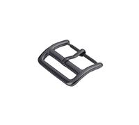 VBPCEFZTLK Ajuste DIY for Samsung/apto for Apple Watch 6 hebilla de banda botón de 18mm acero inoxidable plata pulida correa de reloj hebillas de cinturón Hebilla de mesa(18mm black)