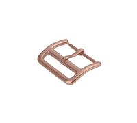 VBPCEFZTLK Ajuste DIY for Samsung/apto for Apple Watch 6 hebilla de banda botón de 18mm acero inoxidable plata pulida correa de reloj hebillas de cinturón Hebilla de mesa(18mm rose gold)