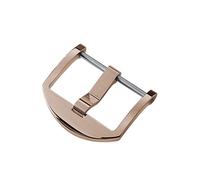 VBPCEFZTLK Ajuste for correa de reloj San Martin hebilla 20mm 316L correa de reloj de acero inoxidable bronce plateado pulido piezas de reloj accesorios de cierre Hebilla de mesa(Bronze Polished)