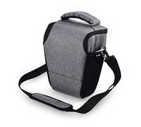 VBPCEFZTLK Bolsa de triángulo Digital Gris Bolsa de cámara Fit for Nikon Fit for Coolpix B600 B700 B500 Adecuado Sony HX400 HX350 H300 H400 DSC RX10 RX10 III RX10 IV Bolso de la cámara