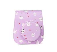 VBPCEFZTLK Bonito patrón de Dibujos Animados, Bolsa de protección for cámara, Funda de Cuero PU, Bolso Apto for Fuji Fit for Polaroid Mini 11 8 9 Bolso de la cámara