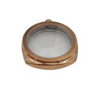 VBPCEFZTLK Caja de reloj 9085 de oro pulido de 47 mm, adecuada para Eta6497 / 6498, movimiento mineral de cristal 47-16