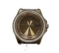 VBPCEFZTLK Caja de reloj de acero inoxidable de 40 mm compatible con Mingzhu 2813 con movimiento mecánico automático para accesorios de reloj 8215 8200 821A (sin anillo)