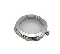 VBPCEFZTLK Caja de reloj manual de 45 mm, acero inoxidable, cuerda manual, caja de reloj pulida para ETA 6497/6498 Movement EE1