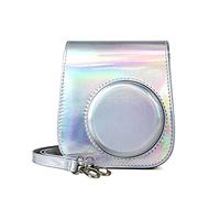 VBPCEFZTLK Cámara instantánea PU Bolsa de Cuero Cámara Cámara Bolsa de Hombro Funda Protectora Funda Protectora Ajuste for Fujifilm Mini 11 Bolso de la cámara(C)