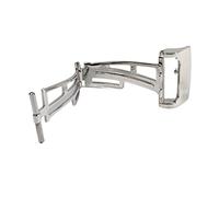 VBPCEFZTLK Cierre plegable sólido sin costuras Hebilla de mariposa de acero inoxidable Apto for Audemars Apto for Piguet AP 18 mm 4 colores Accesorios de pulsera de moda Hebilla de mesa