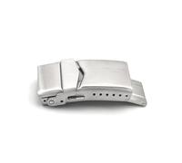 VBPCEFZTLK Correa de reloj plegable con doble botón sólido de acero inoxidable con hebilla de mariposa y cierre desplegable Hebilla de mesa(STL 22mm)