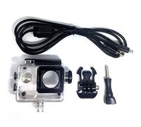 VBPCEFZTLK El Cargador de cáscara Impermeable es Adecuado for SJ4000 WiFi SJ9000 SJ7000 / 6000 F60 F68 W8 W9 H9 EKEN H9 / H9R C30 / C30R Accesorios Bolso de la cámara