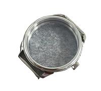 VBPCEFZTLK Funda de reloj de acero inoxidable compatible con ETA6497 compatible con movimiento Seagull ST36 pulido de 42 mm, carcasa inferior transparente, impermeable, anillo de reloj, accesorios de