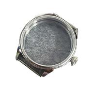 VBPCEFZTLK Funda de reloj de acero inoxidable compatible con ETA6497 compatible con movimiento Seagull ST36 pulido de 42 mm, carcasa inferior transparente, impermeable, anillo de reloj, accesorios de