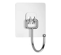 VBPCEFZTLK Ganchos adhesivos grandes, resistentes, de 10 kg, for toallas y albornoces, impermeables, for pared, for el hogar, el baño, la cocina y la oficina. Ganchos para el hogar(10Pack-Large Hooks)
