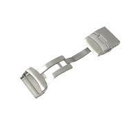VBPCEFZTLK Hebilla de correa de reloj de acero inoxidable 304, cierre plegable de estilo de buceo for bloqueo de correa de reloj Seiko 18mm 20mm 22mm 24mm Hebilla de mesa(Slver-24mm)