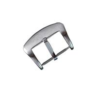 VBPCEFZTLK Hebilla de correa de reloj de Metal de 20mm, hebilla de correa de acero inoxidable plateada, hebillas de pasador, correa de reloj, accesorios de reparación Hebilla de mesa