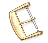 VBPCEFZTLK Hebilla De Reloj Con Logotipo Apto For Longines Apto For Comcast 10-24mm Cierre De Color Sólido De Moda Resistente Al Agua De Metal A Prueba De Golpes Cierre De Reloj Hebilla de mesa(Gold 1