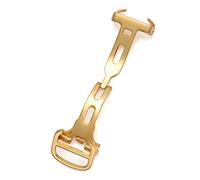 VBPCEFZTLK Hebilla de reloj de 12mm, 14mm, 16mm, 18mm, 20mm, compatible con reloj Cartier, cierre de acero inoxidable, hebilla plegable de mariposa, accesorios de cierre Hebilla de mesa(14mm Gold)