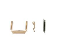 VBPCEFZTLK Hebilla de reloj de acero inoxidable Piezas de reloj de acero inoxidable 316L aptas for accesorios de reloj de correa de 18MM Hebilla de mesa(Rose gold)