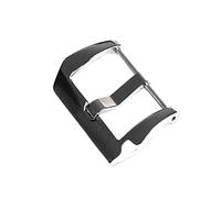 VBPCEFZTLK Hebilla de relojes compatible con pulsera Panerai PAM 18mm 20mm 22mm 24mm 26mm 316L cierre de acero inoxidable hebilla de seguro de Pin de Metal Hebilla de mesa(Shiny SILVER 26MM)