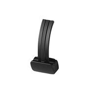 VBPCEFZTLK Hebilla magnética de 20mm, botón plegable, correa de reloj inteligente, accesorios de cierre, correa de cuero de silicona, hebillas plateadas y negras Hebilla de mesa(20mm Black buckle)
