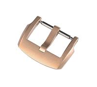 VBPCEFZTLK Hebillas de pasador de bronce, cierre de reloj de 18mm, 20mm for correa, estéril, 22mm, cepillado, duradero, DIY Hebilla de mesa(BK2240Q NL)