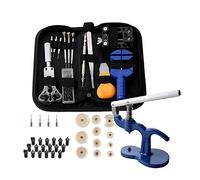 VBPCEFZTLK Kit de herramientas de reparación de reloj profesional Herramientas de reloj, incluida la prensa de reloj, reemplazo de batería de barras de resorte kit de herramientas de reparación