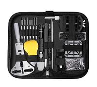 VBPCEFZTLK Kit de reparación de reloj Kit de herramientas de barra de resorte profesional, kit de herramientas de reemplazo de batería, kit de herramientas de claxura de correa kit de herramientas de