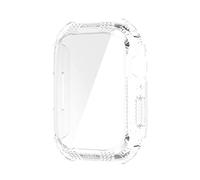 VBPCEFZTLK Paquete de 10 fundas protectoras de diamantes compatibles con Apple Watch 7 de 41 mm, 45 mm, accesorios de reloj inteligente, funda de PC compatible con Apple Watch7 Watch (transparente, 41