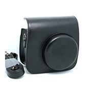 VBPCEFZTLK Película de Cuero Bolsa de cámara Funda Protectora Cámara de Hombro Color Protector de Color Fit for Fuji Fit for Polaroid Mini 8 8+ 9 Fit For Instax PU Bolso de la cámara(Noir)