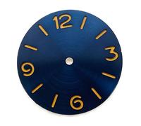 VBPCEFZTLK Reloj Accesorios 38.9mm Parnis Reloj mecánico for hombres Sandwich Azul/Naranja/Negro DIAL estéril compatible for Eta 6497 6498 st3600 Movimiento Esfera del reloj(3)
