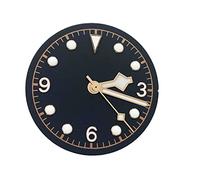 VBPCEFZTLK Reloj de 31 mm Dial + Manos con relojes de relojes de hombre luminoso verde compatibles con DG 2813 / DG 3804 Movimientos de la serie japonesa 8215 / 821A Esfera del reloj(Rose gold)