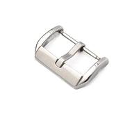 VBPCEFZTLK Reloj de acero inoxidable con hebilla de pasador, correa de reloj de cuero, accesorios de cierre Hebilla de mesa(KTOS138-SV10)