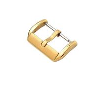 VBPCEFZTLK Reloj de acero inoxidable con hebilla de pasador, correa de reloj de cuero, accesorios de cierre Hebilla de mesa(KTOS138-GD16)