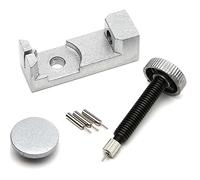 VBPCEFZTLK Removedor de enlace de correa y pulsera Reloj de reparación de reloj de 3 clavijas de metal ajustable. kit de herramientas de reparación