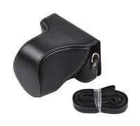 VBPCEFZTLK Retro PU Protección de la Bolsa de la cámara de Cuero Video Mini Bolsa de cámara for Correa de reemplazo for Ajuste for Canon EOS m100 Bolso de la cámara(Noir)