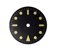 VBPCEFZTLK Ver partes 28.5mm Dial de reloj azul/negro for 2824 2836/2813 Reloj de movimiento Piezas de inserción de cara con ventana de fecha Modificar accesorios Esfera del reloj(Black NO calendar)