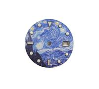 VBPCEFZTLK Ver partes 31 mm dial luminoso luminoso luminoso adecuado for NH35A NH36 Movimiento 43 Esfera del reloj