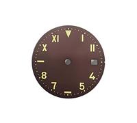 VBPCEFZTLK Ver partes de 29 mm dial luminoso reloj luminoso luminoso compatible for ETA 8215 2836 Esfera del reloj