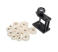 VBPCEFZTLK Watchmaker Press Tool Repair Repair Reloj Kit de caja de la caja Atrás Case Closer for 12 Dies de plástico Durable Metal Watch Funda Prensa Prensa Kits de herramientas kit de herramientas d