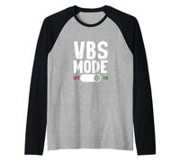 VBS Vacation Bible School Mode En Summer Christian Teacher Camiseta Manga Raglan